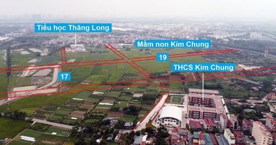 Đường sẽ mở theo quy hoạch ở xã Kim Chung, Đông Anh, Hà Nội (phần 6)