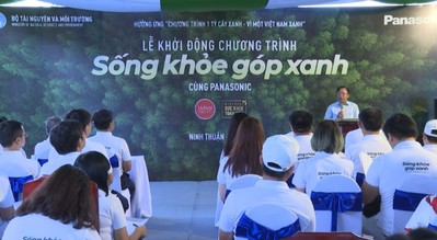 Ninh Thuận khởi động chương trình “Sống khoẻ, góp xanh cùng Panasonic”
