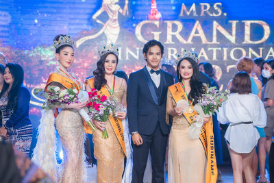 Đại diện Việt Nam Phan Kim Oanh lộng lẫy đăng quang Mrs Grand International 2022