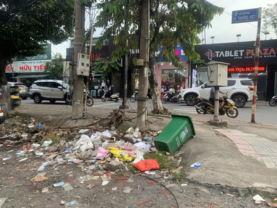 Dĩ An - Bình Dương: Báo động nạn xả rác thải bừa bãi tại khu dân cư, gây ô nhiễm môi trường