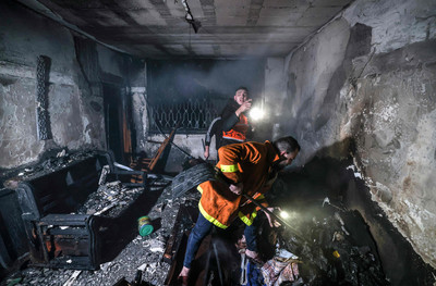 Ít nhất 21 người chết trong vụ cháy ở dải Gaza