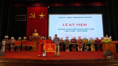 Vĩnh Yên: Phường Tích Sơn tổ chức kỷ niệm 40 năm Ngày nhà giáo Việt Nam