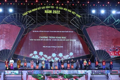 Khai mạc Tuần lễ Đại đoàn kết các dân tộc - Di sản văn hóa Việt Nam năm 2022