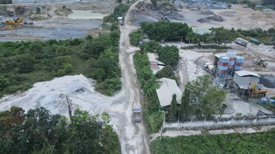 Phú Mỹ: Cần kiểm tra trạm trộn bê tông Lực Tấn xả thải sai quy định gây ô nhiễm