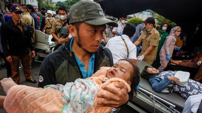 162 người thiệt mạng, 362 người bị thương sau trận động đất ở Indonesia