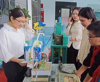 Nghệ An: Nâng cao ý thức bảo vệ môi trường, phân loại, tái chế rác thải cho học sinh