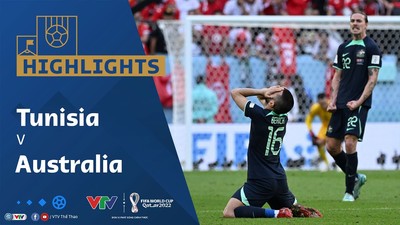 [Video] Highlights bóng đá World Cup 2022 Tunisia vs Úc (0-1)