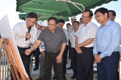 Thủ tướng Phạm Minh Chính kiểm tra một số dự án trọng điểm tại TP Hồ Chí Minh