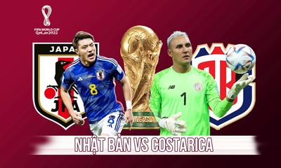 Trực tiếp bóng đá Nhật Bản vs Costa Rica 17h hôm nay 27/11 trên VTV5
