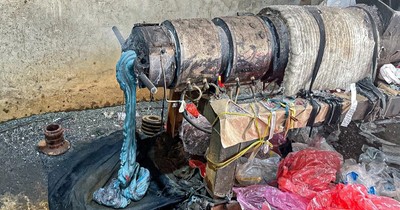 Rùng mình công nghệ tái chế nilon bẩn ở làng "xay rác" lớn nhất Việt Nam
