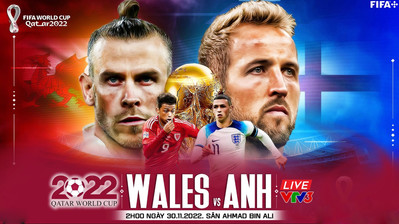 Link xem trực tiếp bóng đá Xứ Wales vs Anh 2h hôm nay 30/11 VTV3, VTVGo