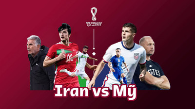 VTV2, VTV Go Trực tiếp bóng đá Iran vs Mỹ 2h hôm nay 30/11 World Cup 2022