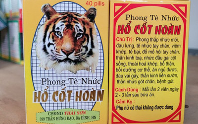 Cảnh báo Phong tê nhức Hổ Cốt Hoàn sản xuất tại Hà Nội là thuốc giả