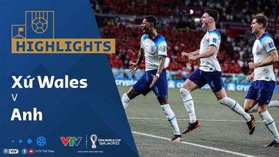 [Video] Highlights bóng đá VTV World Cup 2022 Xứ Wales vs Anh (0-3)