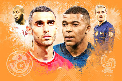 Link xem trực tiếp bóng đá Tunisia vs Pháp 22h hôm nay 30/11 trên VTV2