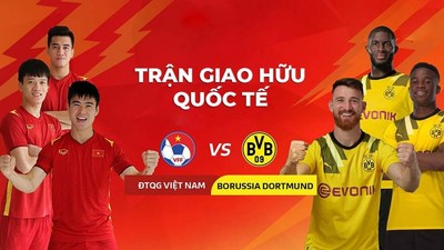 Link xem trực tiếp giao hữu ĐT Việt Nam vs CLB Dortmund 19h trên VTV2, VTV Go