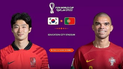 VTV2 Trực tiếp bóng đá Hàn Quốc vs Bồ Đào Nha 22h hôm nay 2/12 World Cup 2022