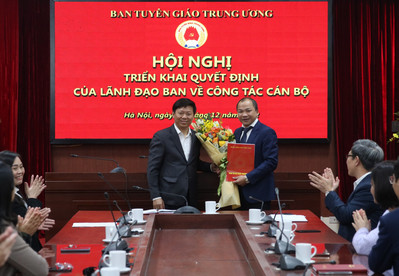 Ông Nguyễn Gia Hưng giữ chức Phó vụ trưởng Vụ Báo chí Xuất bản, Ban Tuyên giáo Trung ương