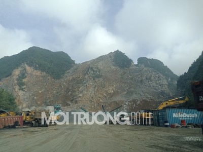 Lương Sơn - Hòa Bình: Nguy cơ gây ảnh hưởng đến môi trường từ mỏ đá