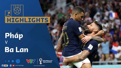 [Video] Highlights bóng đá VTV World Cup 2022 Pháp vs Ba Lan (3-1)