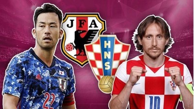 VTV2 Trực tiếp bóng đá Nhật Bản vs Croatia 22h hôm nay 5/12 World Cup 2022