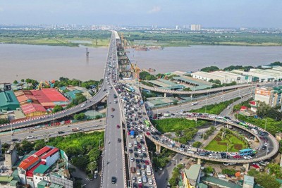 Những dự án cầu, đường lớn sắp hoàn thành ở Hà Nội
