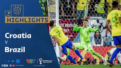 [Video] Highlights bóng đá VTV World Cup 2022 Croatia vs Brazil (0-0)