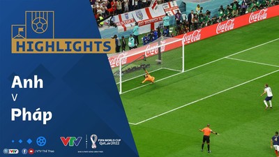 [Video] Highlights bóng đá VTV World Cup 2022 Anh vs Pháp (1-2)