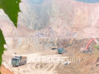 Hòa Bình: Bộc lộ nhiều vi phạm khi khai thác mỏ đất ở xã Quang Tiến