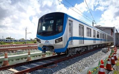 Ngày 21/12, Metro Bến Thành - Suối Tiên chạy thử đoạn trên cao