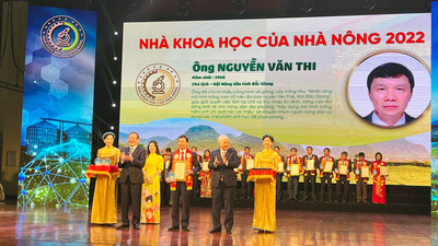 Chủ tịch Hội Nông dân tỉnh Bắc Giang được vinh danh “Nhà khoa học của nhà nông”