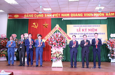 Đảng bộ Khối Doanh nghiệp huyện Ba Vì kỷ niệm 5 năm thành lập