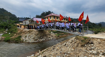 Nghệ An: Khánh thành cầu dân sinh cho người dân, học sinh an tâm khi mùa mưa lũ về