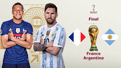 Trực tiếp chung kết World Cup 2022 Argentina vs Pháp 22h ngày 18/12