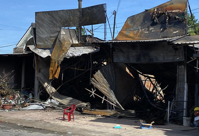 Cần Thơ: Cháy cửa hàng điện máy khiến 2 trẻ tử vong