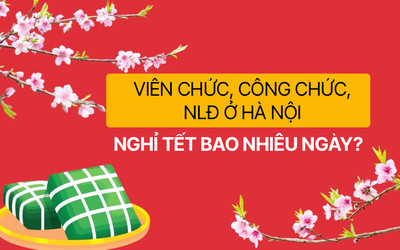 Viên chức, công chức, NLĐ ở Hà Nội được nghỉ Tết âm lịch 2023 bao nhiêu ngày?
