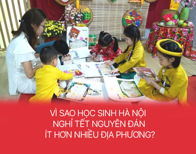 Vì sao học sinh Hà Nội nghỉ Tết Nguyên đán ít hơn nhiều địa phương?