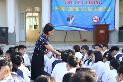 Hà Nội: Đẩy mạnh tuyên truyền về tác hại của thuốc lá trong trường học