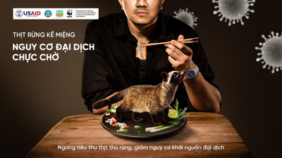 WWF kêu gọi giảm nhu cầu tiêu thụ thịt động vật hoang dã