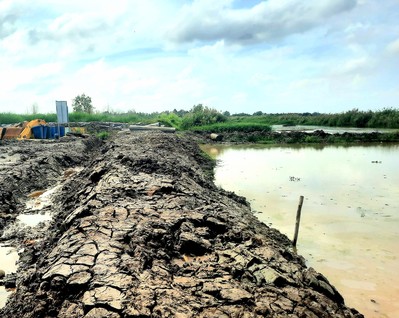 Cà Mau: Công trình hồ nước ngọt được gia hạn thêm 18 tháng