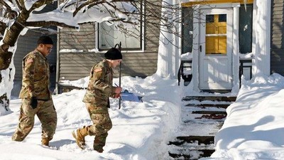Mỹ: Thành phố Buffulo vừa hứng chịu bão tuyết càn quét chuẩn bị đối mặt với lũ lụt