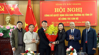 Ông Lê Đức Minh được bổ nhiệm giữ chức Phó trưởng Ban Tuyên giáo Tỉnh ủy Bắc Giang