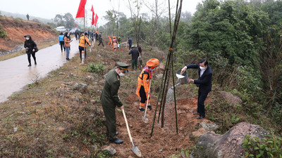 Bắc Giang: Tổ chức “Tết trồng cây” xuân Quỹ Mão từ ngày 27/1 đến 18/2/2023