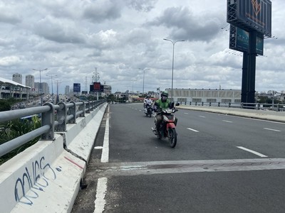 Cầu Nguyễn Hữu Cảnh được lưu thông trở lại trước Tết sau sự cố đứt cáp