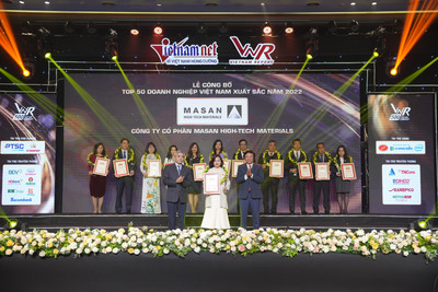 Masan High-Tech Materials được vinh danh Top 50 Doanh nghiệp Việt Nam xuất sắc năm 2022