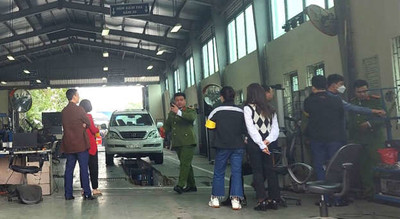 Hà Nội: Phong toả, khám xét Trung tâm đăng kiểm xe cơ giới 2903S