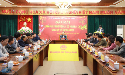 Bắc Giang tổ chức gặp mặt báo chí nhân dịp đón tết Quý Mão 2023