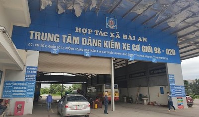 Tạm đình chỉ hoạt động trung tâm đăng kiểm 98-06D ở Bắc Giang