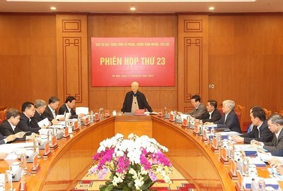 Tổng Bí thư Nguyễn Phú Trọng chủ trì Phiên họp Ban chỉ đạo Trung ương về phòng, chống tham nhũng
