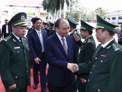 Chủ tịch nước thăm, chúc Tết và kiểm tra công tác lực lượng Bộ đội Biên phòng tỉnh Đắk Lắk